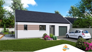 maison neuve à la vente -   44170  ABBARETZ, surface 61 m2 vente maison neuve - UBI480594044